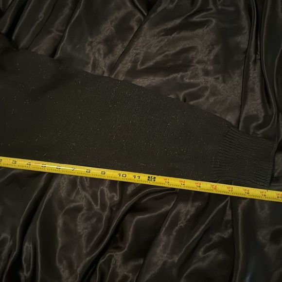 Eminent Vintage 80’s Embellished Sweater Black Sparkly Floral Sequins‎ & Beads - Picture 11 of 11